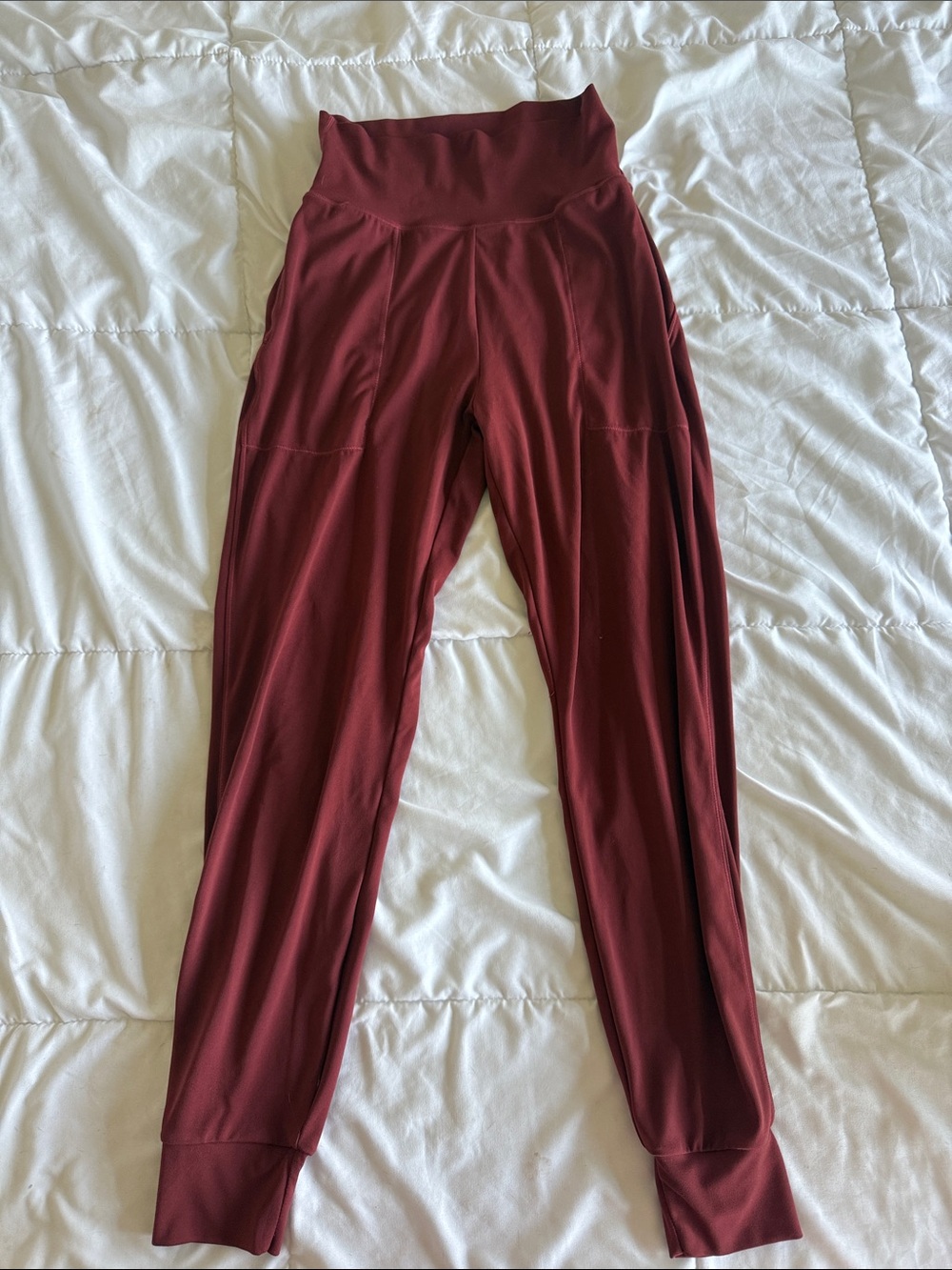 Paragon Fitwear Wine High-Waist Jogger Pants